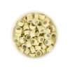 1000pcs Hair Extentions Micro Rings Links Beads, 5mm Silicone Lined Beads for Human Hair Extensions Tool-Blonde