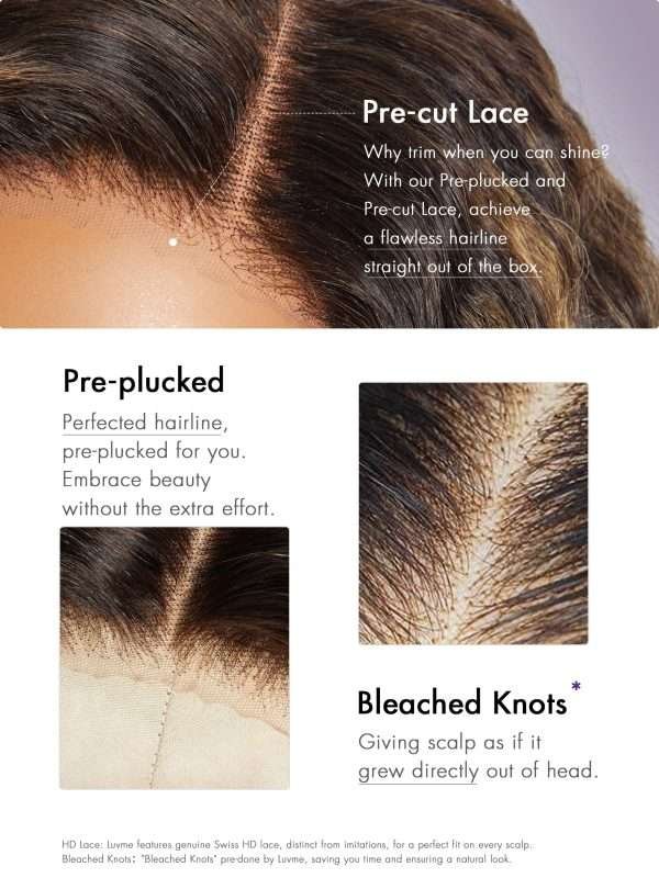 16 Inch Highlight Brown Curly Lace Front Wig Human Hair Pre Cut Lace Glueless 5X5 Closure Wig Pre Plucked For Women 180 Density