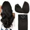 Full Head Clip-In Natural Black #1B Hair Extensions