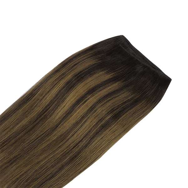 Dark Brown Balayage (2/6/2) - DARK BROWN BALAYAGE (2/6/2) Sew in Weft Hair Extensions