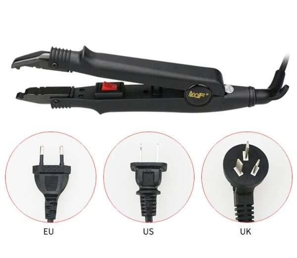 Professional salon hair connector keratin hair extensions tools human hair extension iron
