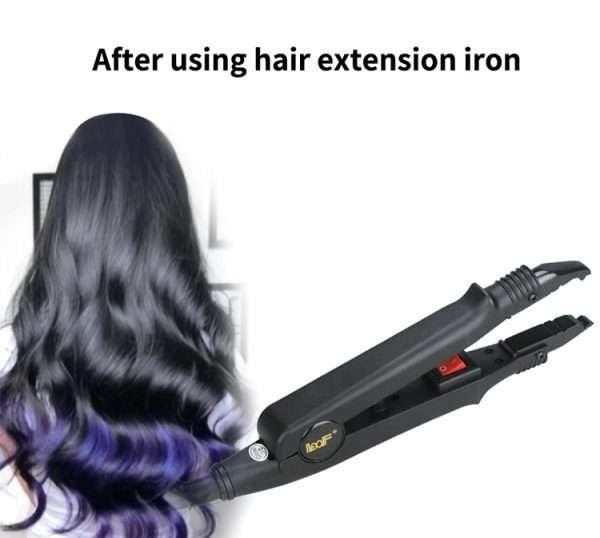 Professional salon hair connector keratin hair extensions tools human hair extension iron