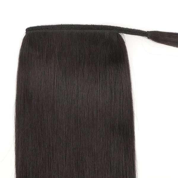 Natural Black (1B) - Human Hair Ponytail Extensions