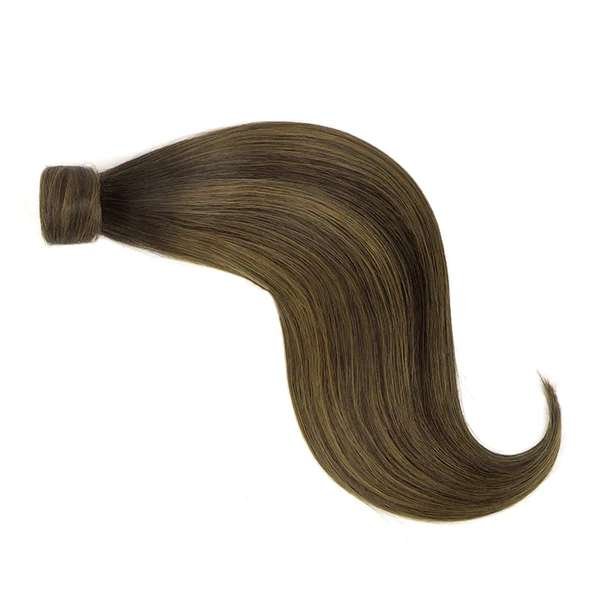 Dark Brown Balayage (2/6/2) - Human Hair Ponytail Extensions