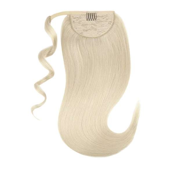 Platinum Blonde (60) - Human Hair Ponytail Extensions