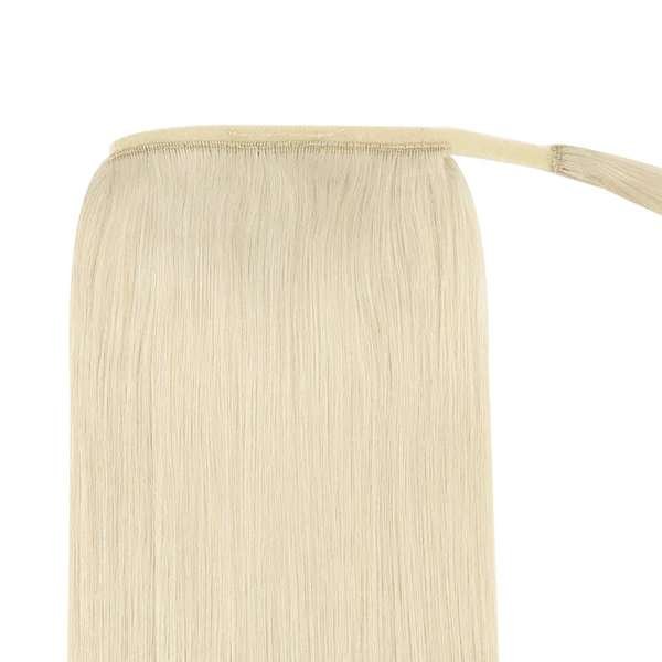 Platinum Blonde (60) - Human Hair Ponytail Extensions