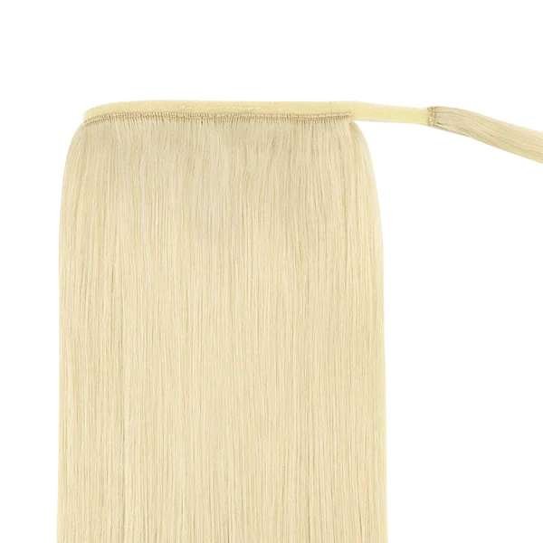 Bleach Blonde (613) - Human Hair Ponytail Extensions
