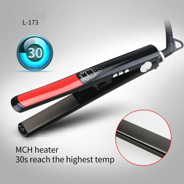 Main-03 修 Fast Heating Professional Plancha De Cabello Ceramic Hair Straightener Styler MCH Hair Straightener Flat Iron