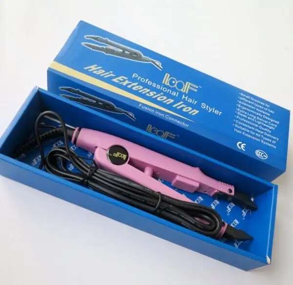 Professional salon hair connector keratin hair extensions tools human hair extension iron
