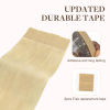 Tape in Human Hair Extensions Bleach Blonde #613 Seamless Straight Remy Human Hair Extensions 50g 20pcs
