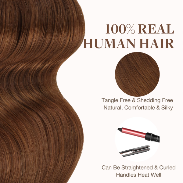 Tape in Human Hair Extensions Copper #350 Seamless Straight Remy Human Hair Extensions 50g 20pcs